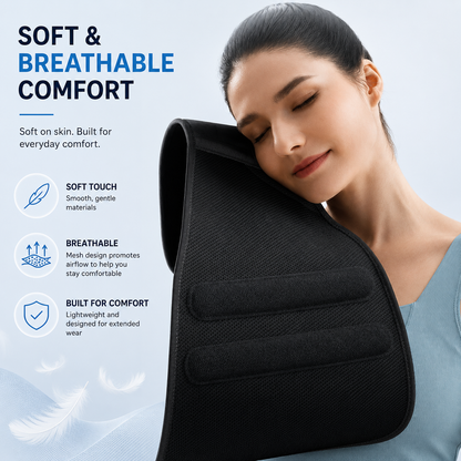 Adjustable Lumbar Support Brace with Ergonomic Back Support