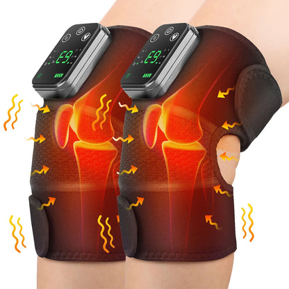 Rechargeable Heated Knee Massager with Vibration