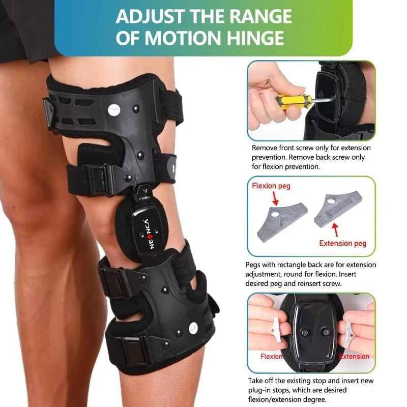 NEENCA OA Unloader Knee Brace with Adjustable Support & ROM Control